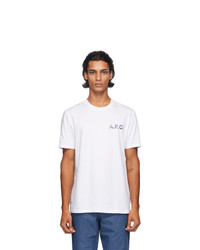 A.P.C. White David T Shirt