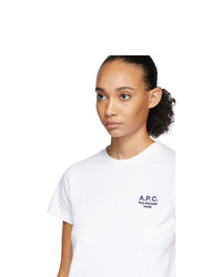 A.P.C. White Denise T Shirt