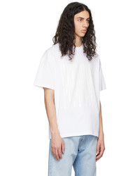 VTMNTS White Dripping Barcode T Shirt