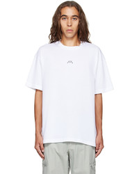 A-Cold-Wall* White Embroidered T Shirt