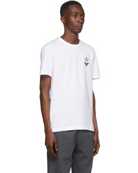 Dolce & Gabbana White Embroidery T Shirt