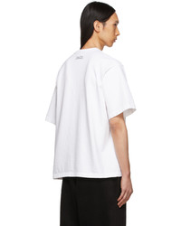 Undercover White Evangelion Pocket T Shirt