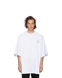 Gcds White Extra Palazzo T Shirt