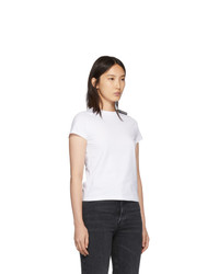 Balenciaga White Fitted T Shirt