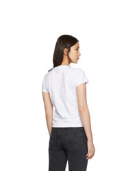 Balenciaga White Fitted T Shirt