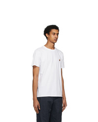 MAISON KITSUNÉ White Fox Head T Shirt