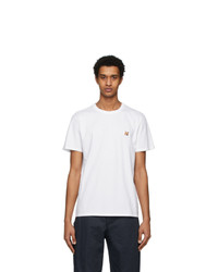 MAISON KITSUNÉ White Fox Head T Shirt