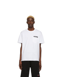 Givenchy White Fused Tape T Shirt