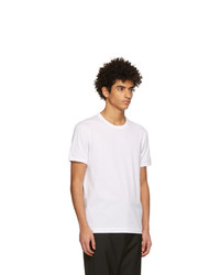 Dolce and Gabbana White Jersey Script T Shirt