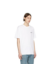 Burberry White Justin T Shirt