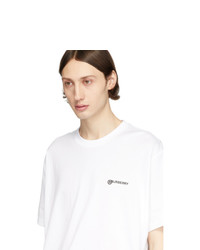 Burberry White Justin T Shirt