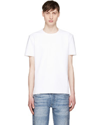 Calvin Klein Collection White Laser Cut T Shirt