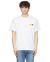 MAISON KITSUNÉ White Line Friends Edition Patch T Shirt