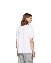 Burberry White Logo Adson T Shirt