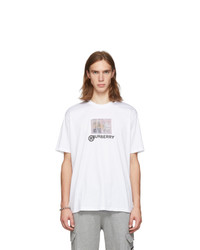 Burberry White Logo Adson T Shirt