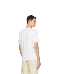 Stone Island White Logo Patch T Shirt