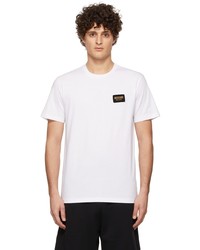 Moschino White Logo Patch T Shirt