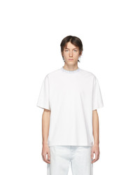 Acne Studios White Logo Rib Extorr T Shirt