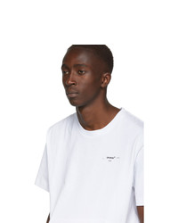 Off-White White Logo Slim T Shirt
