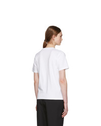 Tricot Comme des Garcons White Logo T Shirt