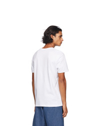 A.P.C. White Logo T Shirt