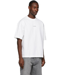 Acne Studios White Logo T Shirt