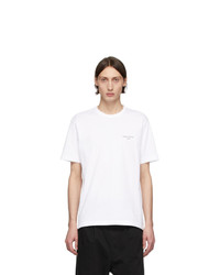 Comme des Garcons Homme White Logo T Shirt