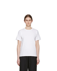 Tricot Comme des Garcons White Logo T Shirt