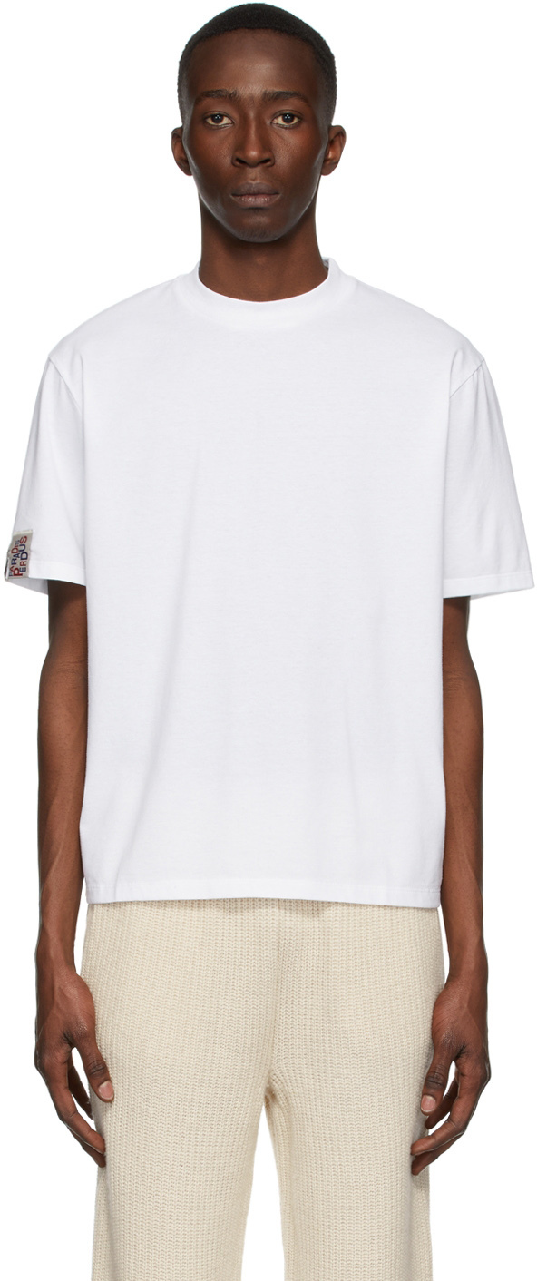 Paradis Perdus White Lucien T Shirt, $95 | SSENSE | Lookastic