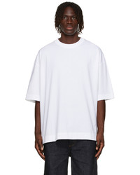 Dries Van Noten White Medium Weight Jersey T Shirt