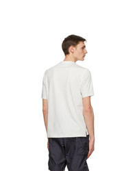 GOLDWIN White Melange Stretch T Shirt