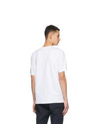 MSGM White Micro Logo T Shirt