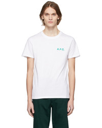 A.P.C. White Mike T Shirt