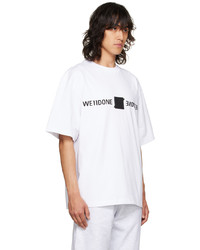 We11done White Mirror T Shirt