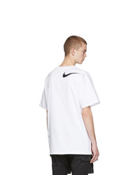Nike White Mmw Edition M Nrg Training Series 003 T Shirt