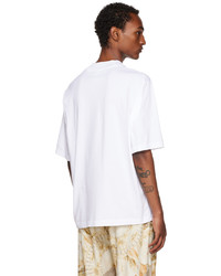 Acne Studios White Mock Neck T Shirt