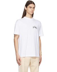 Palm Angels White Mountain Panorama T Shirt