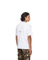 AAPE BY A BATHING APE White One Point T Shirt