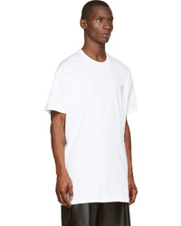 Givenchy White Out Star Embroidered T Shirt