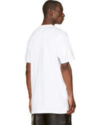 Givenchy White Out Star Embroidered T Shirt
