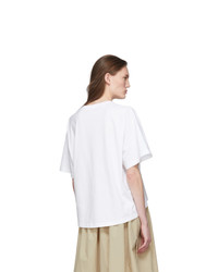 Loewe White Oversize Anagram T Shirt
