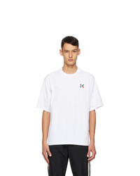 Kenzo White Oversized K Logo T  Shirt