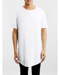 Topman White Oversized Longline T Shirt