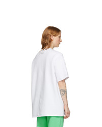 Ader Error White Oversized Vinyl T Shirt