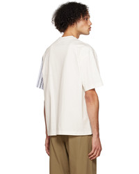Feng Chen Wang White Paneled T Shirt
