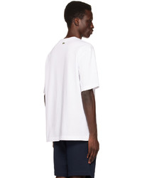 Lacoste White Patch T Shirt