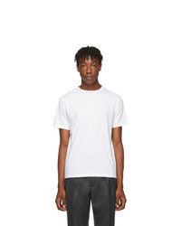 Officine Generale White Pigt Dyed T Shirt