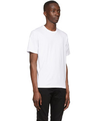 Frame White Pima Organic Cotton T Shirt