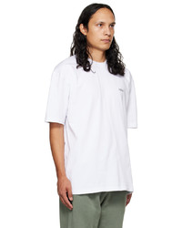Adish White Print T Shirt