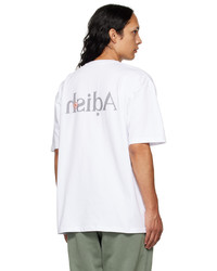 Adish White Print T Shirt